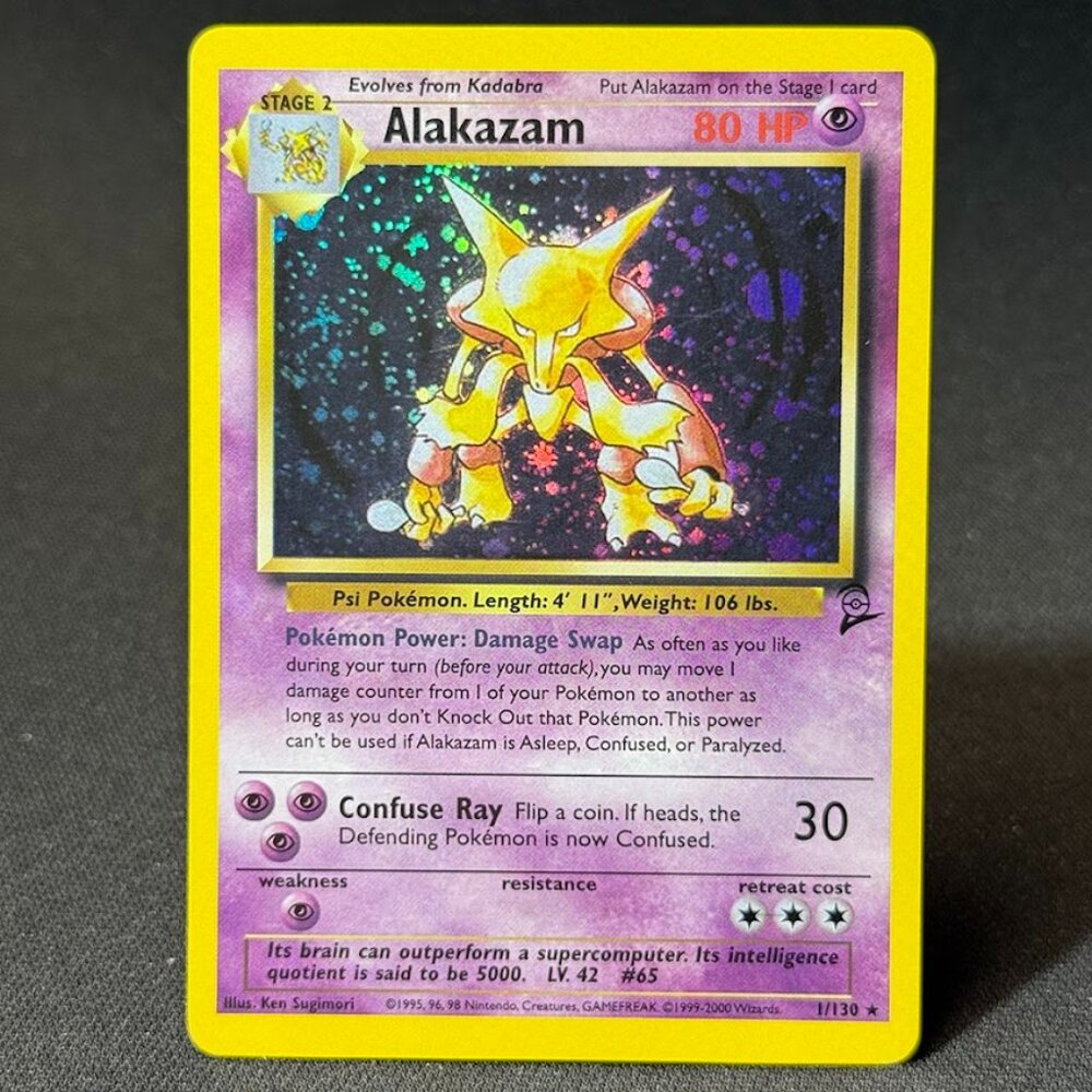Alakazam Base Set 2 "Reprinted" - Picture 2 of 3